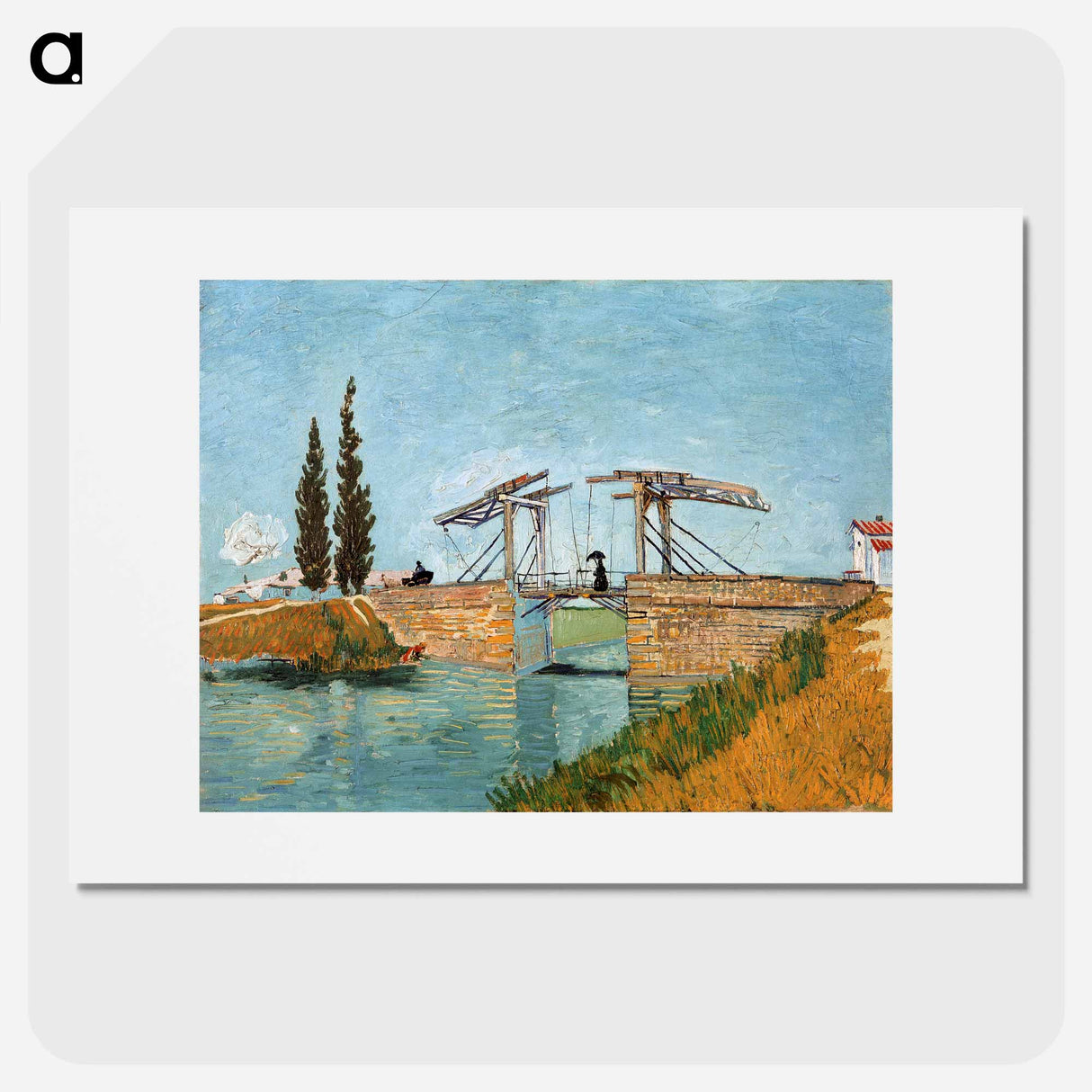 Langlois Bridge at Arles - Vincent van Gogh Poster.