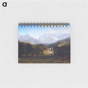 アートメモ帳-The Rocky Mountains, Lander's Peak - アルバート ビアスタット Memo.