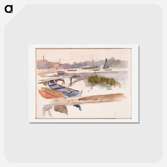 アートポストカード-(unknown) part of a sketchbook - アルバート エーデルフェルト Postcard.
