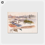 アートポストカード-(unknown) part of a sketchbook - アルバート エーデルフェルト Postcard.