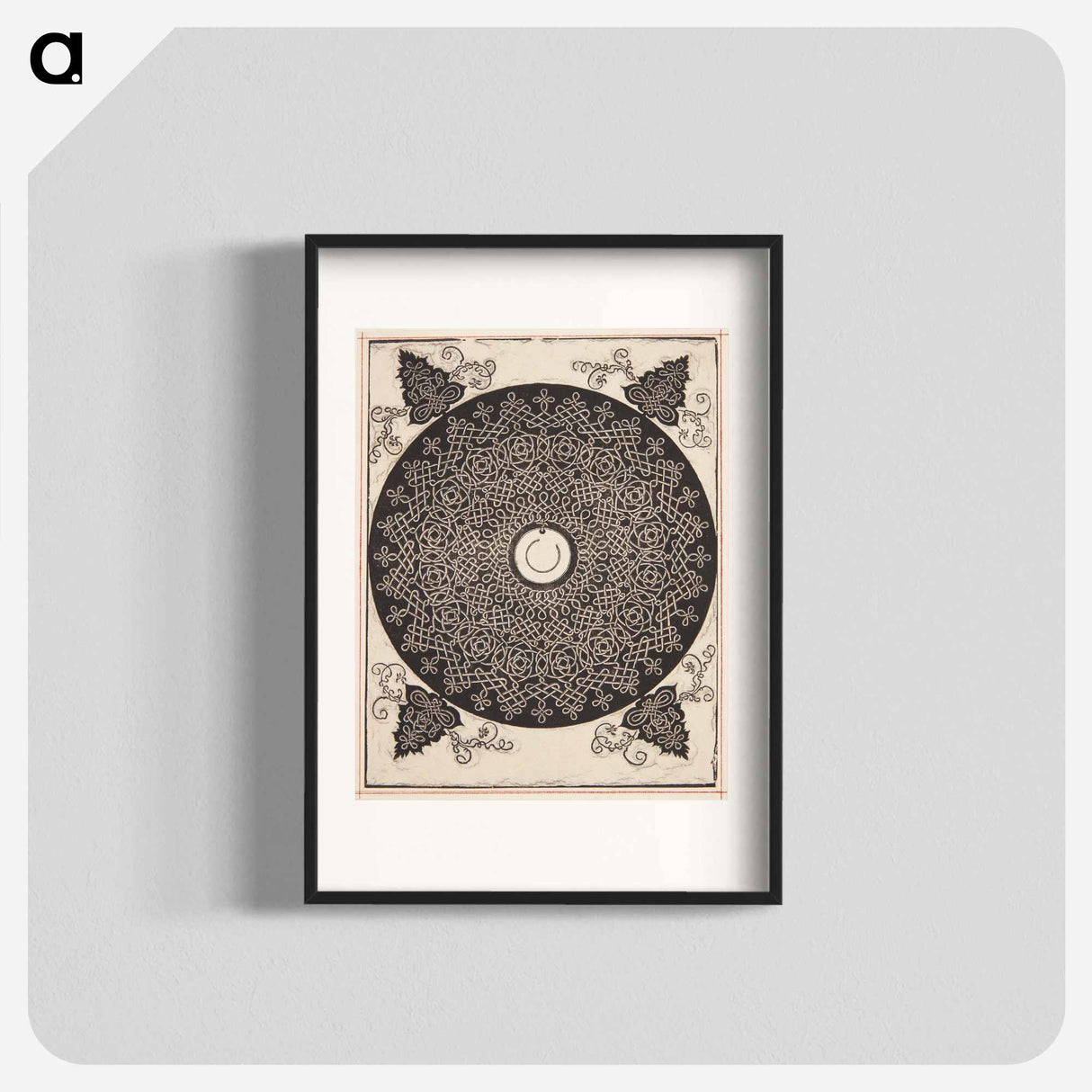 アートポスター-Knob with white medallion - アルブレヒト デューラー Poster.