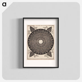 アートポスター-Knob with white medallion - アルブレヒト デューラー Poster.