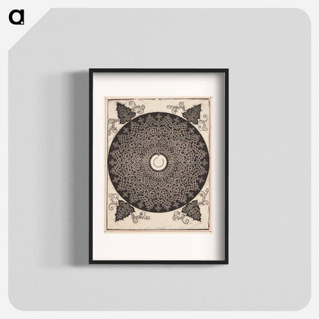 アートポスター-Knob with white medallion - アルブレヒト デューラー Poster.
