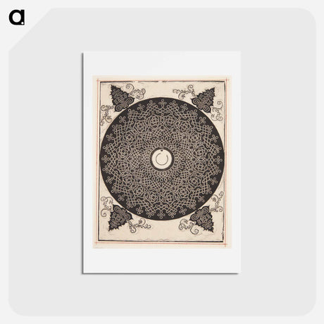 アートポストカード-Knob with white medallion - アルブレヒト デューラー Postcard.