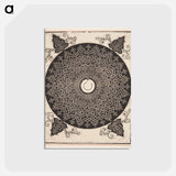 アートポストカード-Knob with white medallion - アルブレヒト デューラー Postcard.