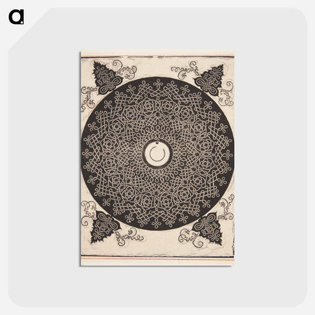 アートポストカード-Knob with white medallion - アルブレヒト デューラー Postcard.