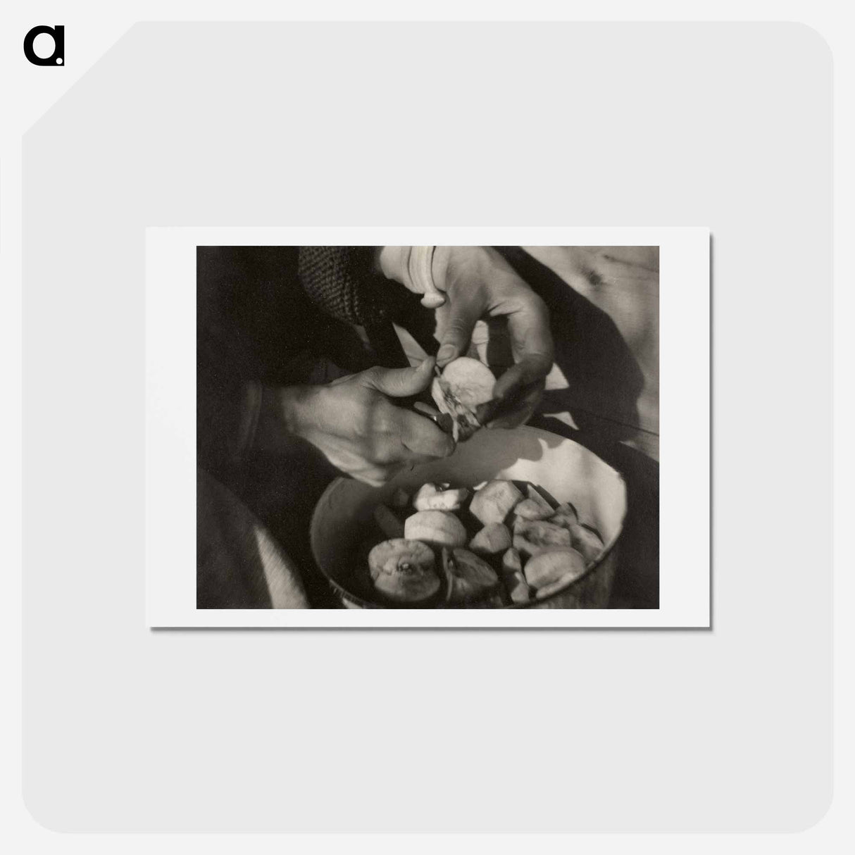アートポストカード-Georgia O’Keeffe—Hands - アルフレッド スティーグリッツ Postcard.