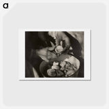 アートポストカード-Georgia O’Keeffe—Hands - アルフレッド スティーグリッツ Postcard.