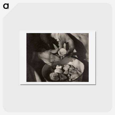 アートポストカード-Georgia O’Keeffe—Hands - アルフレッド スティーグリッツ Postcard.