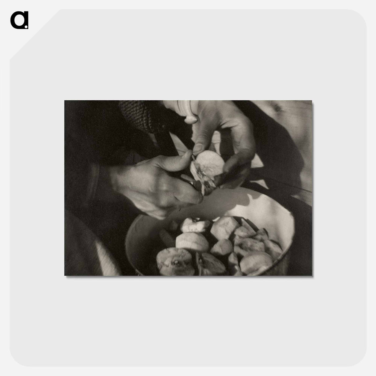 アートポストカード-Georgia O’Keeffe—Hands - アルフレッド スティーグリッツ Postcard.