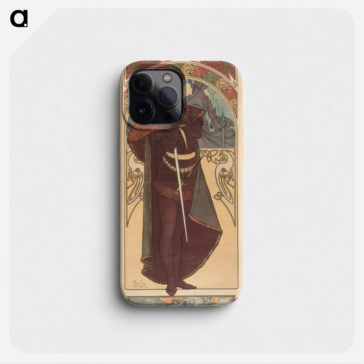 Hamlet - Alphonse Mucha Phone Case.