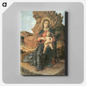 アートパネル-Madonna of the Cave - アンドレア マンテーニャ Canvas.