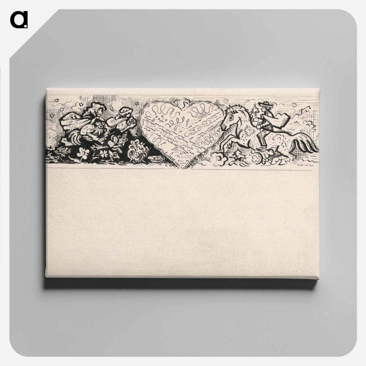 Fairy tale motif - アーノルド ピーター ワイズ クビンチャン Canvas.