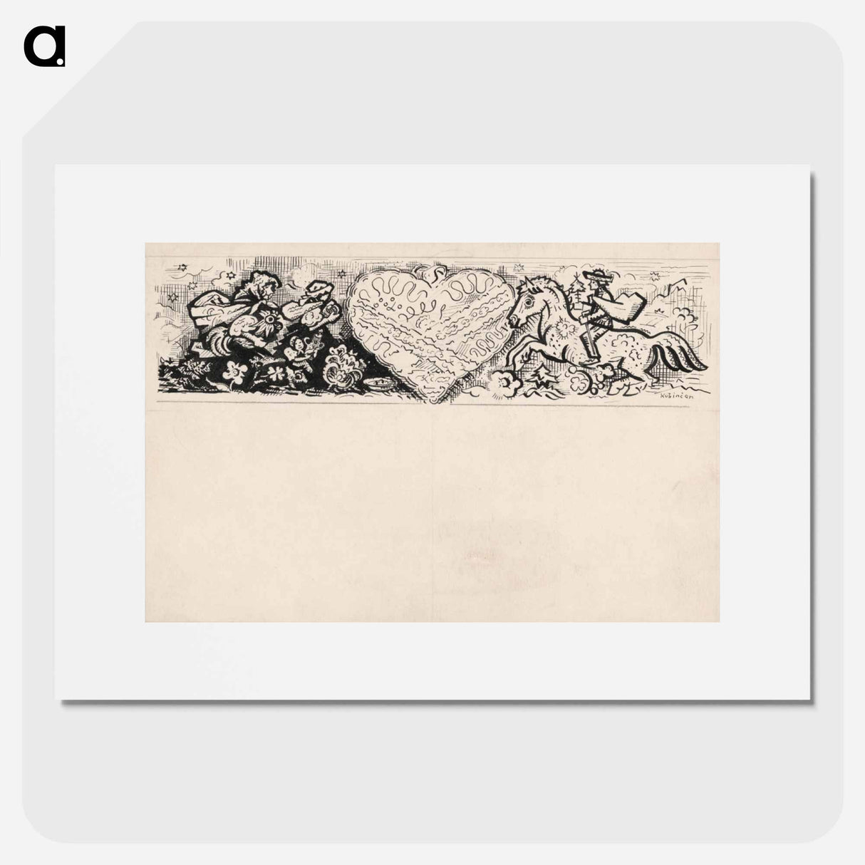 Fairy tale motif - アーノルド ピーター ワイズ クビンチャン Poster.
