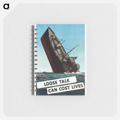 アートメモ帳-Loose Talk Can Cost Lives
 - ボストン公共図書館 Memo.