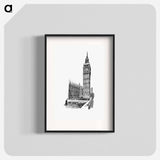 アートポスター-Clock Towers of the British Isles Illustrated
 - 大英図書館 Poster.