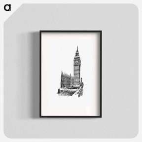 アートポスター-Clock Towers of the British Isles Illustrated
 - 大英図書館 Poster.