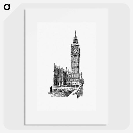 アートポスター-Clock Towers of the British Isles Illustrated
 - 大英図書館 Poster.