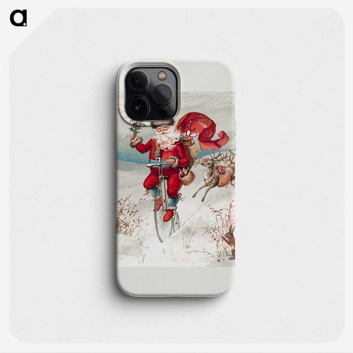 サンタのペニー・ファージング・ライド - クリスマス Phone Case.