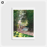 The Parc Monceau - クロード モネ Postcard.