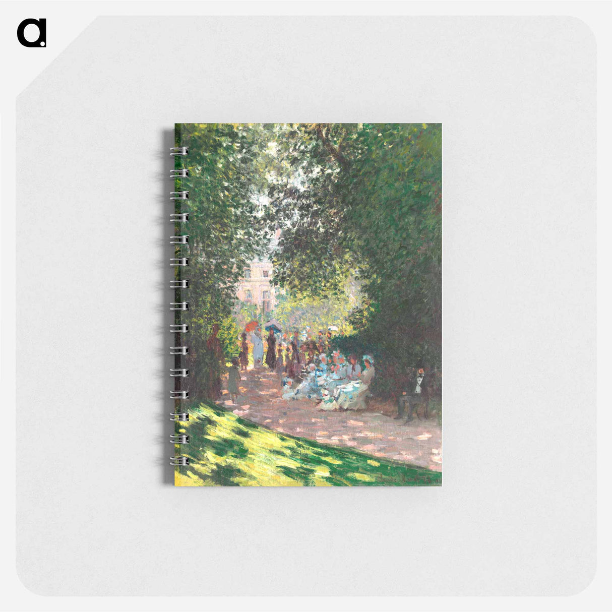 The Parc Monceau - クロード モネ Memo.