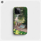 The Parc Monceau - クロード モネ Phone Case.