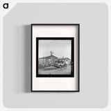 Cabins which rent for ten dollars a month - Dorothea Lange Poster.