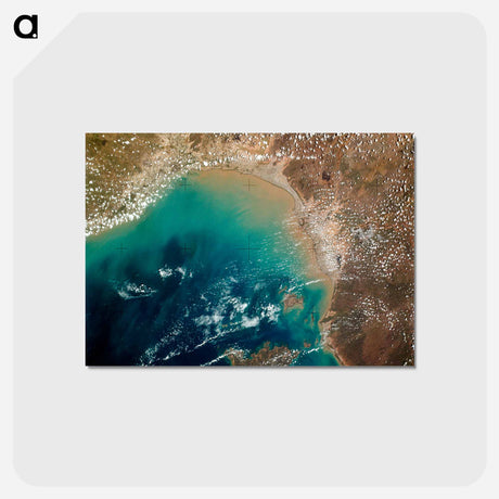 アートポストカード-Queensland from Skylab
 - 上空からの地球 Postcard.