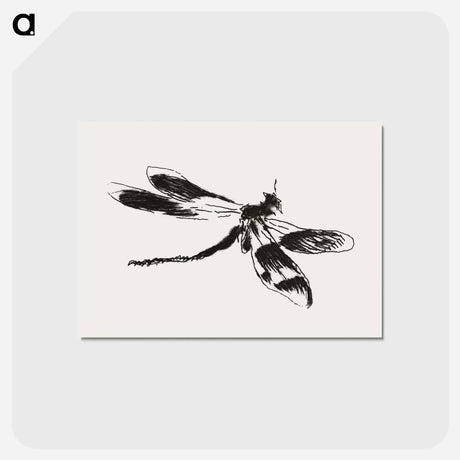アートポストカード-Dragonfly - エドゥアール マネ Postcard.