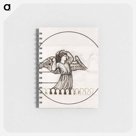 アートメモ帳-Angel playing on Bells - エドワード バーン ジョーンズ Memo.