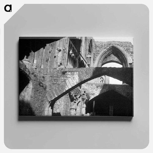 English building ruins, Somerset - エリック リー ジョンソン Canvas.