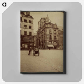 アートパネル-Coin de la Rue Saint-Martin et de la Rue de la Verrerie
 - ウジェーヌ アジェ Canvas.