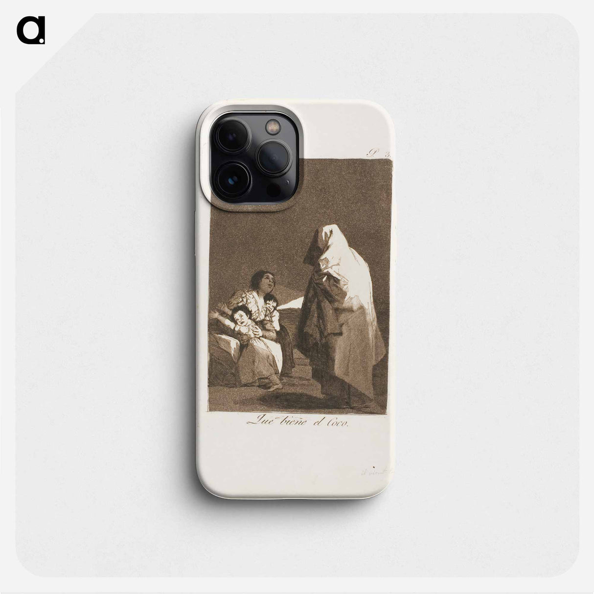 Here Comes the Bogeyman - Francisco de Goya Phone Case.