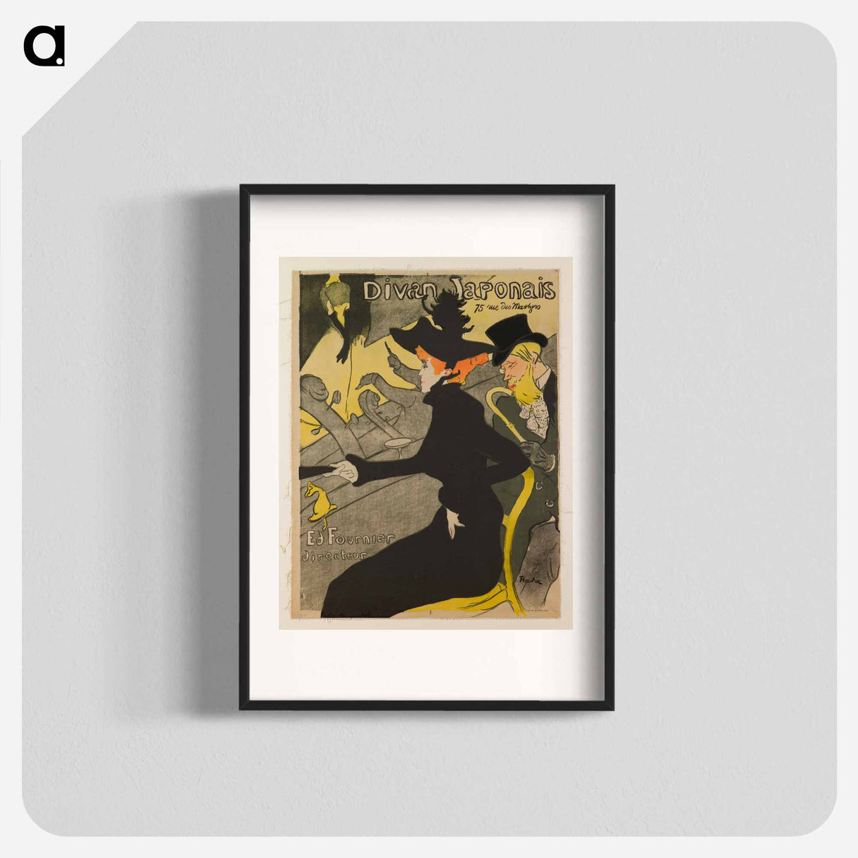 Divan Japonais - Henri de Toulouse-Lautrec Poster.
