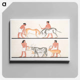 アートパネル-Rural Life in Ancient Egypt
 - エジプト美術史 Canvas.