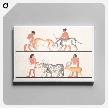 アートパネル-Rural Life in Ancient Egypt
 - エジプト美術史 Canvas.