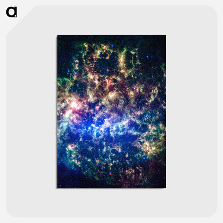 アートポストカード-The Large Magellanic Cloud
 - ハッブル画像 Postcard.