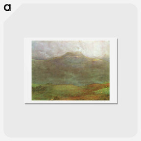 アートポストカード-Puy de Dôme - ジャン フランソワ ミレー Postcard.