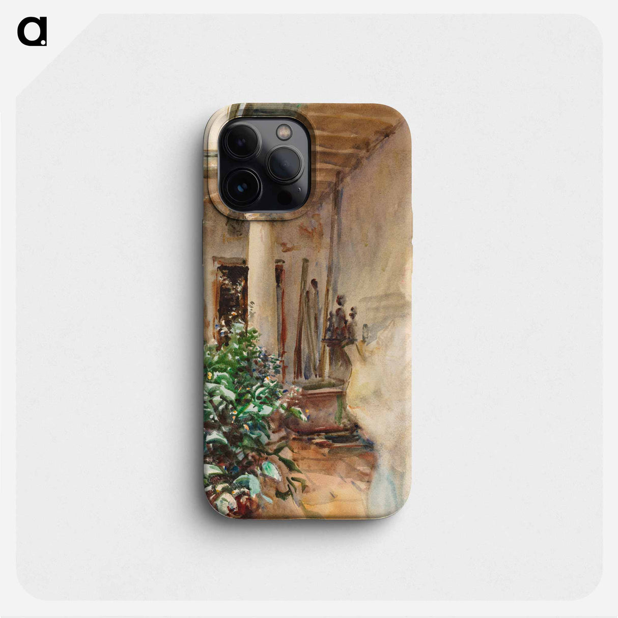 The Patio - ジョン シンガー サージェント Phone Case.