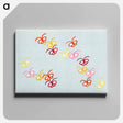 アートパネル-Japanese butterfly - 神坂 雪佳 Canvas.