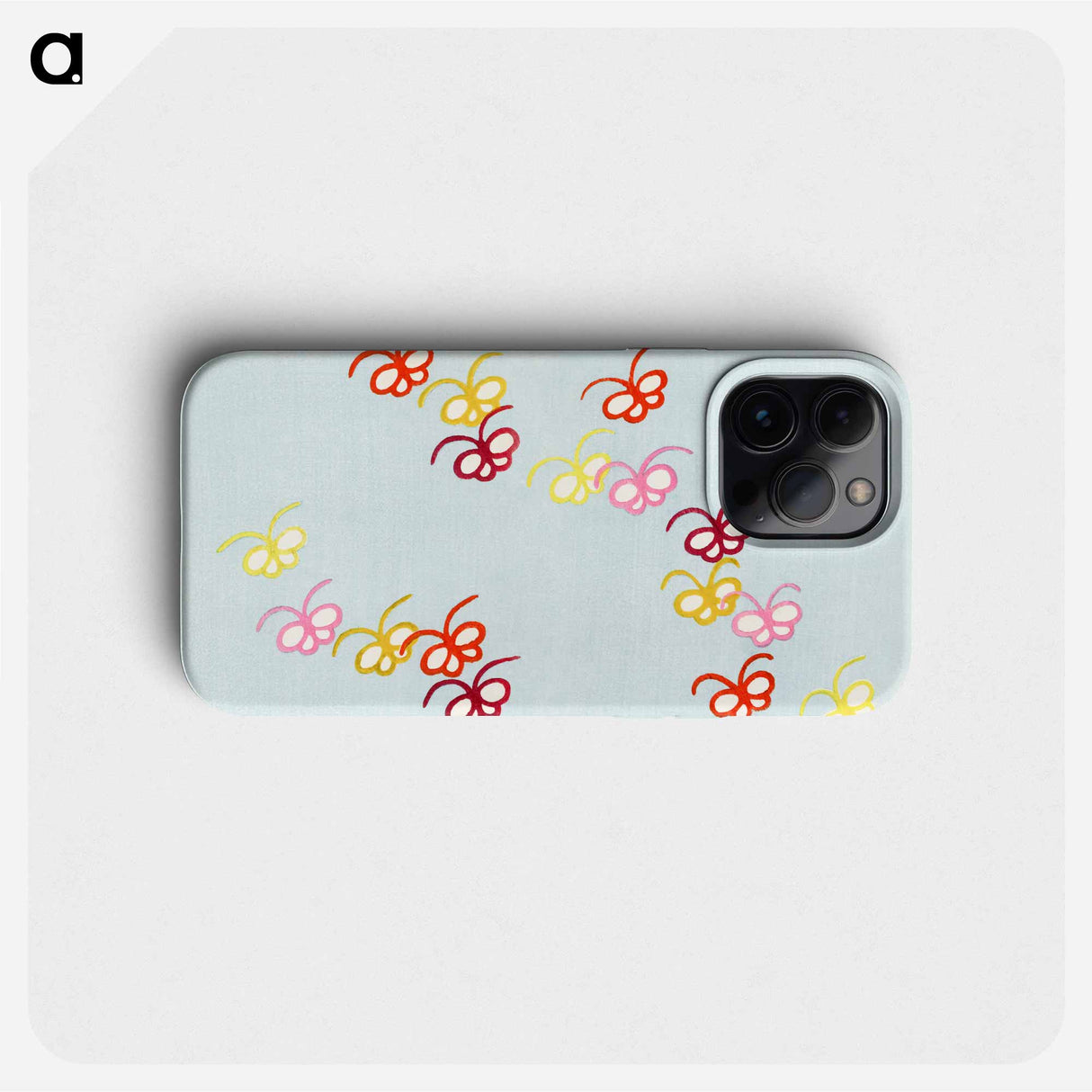 Japanese butterfly - Kamisaka Yukika Phone Case.