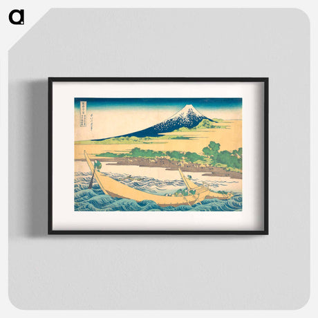 アートポスター-Tago Bay near Ejiri on the Tōkaidō - 葛飾 北斎 Poster.