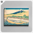 アートパネル-Tago Bay near Ejiri on the Tōkaidō - 葛飾 北斎 Canvas.