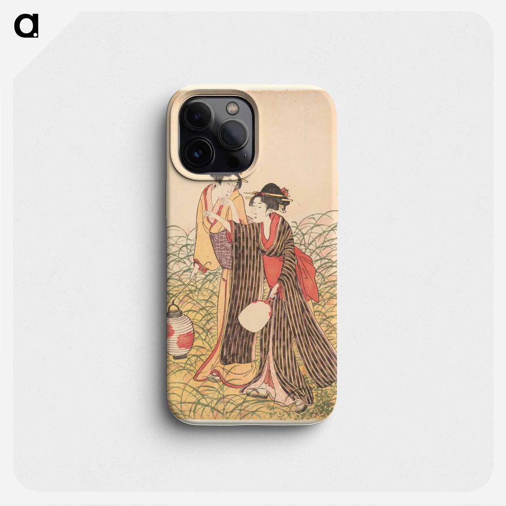 Elopers in Musashino - 喜多川 歌麿 Phone Case.