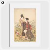 アートポスター-Elopers in Musashino - 喜多川 歌麿 Poster.