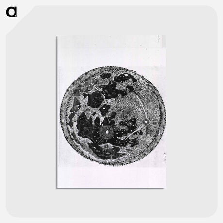 アートポストカード-Lunar Observation by Johannes Hevelius
 - 国立医学図書館 Postcard.