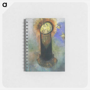 アートメモ帳-The Head of John the Baptist, on a Pillar - オディロン ルドン Memo.