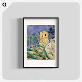 The House with the Cracked Walls - Paul Cezanne Poster.