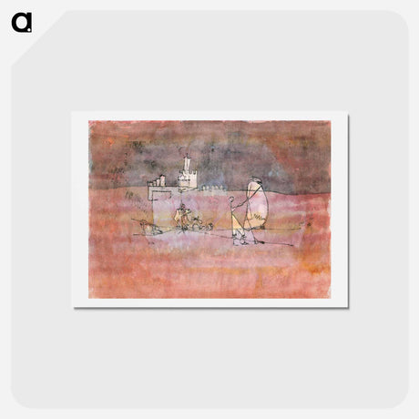 アートポストカード-Episode Before an Arab Town
 - パウル クレー Postcard.