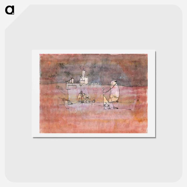 アートポストカード-Episode Before an Arab Town
 - パウル クレー Postcard.